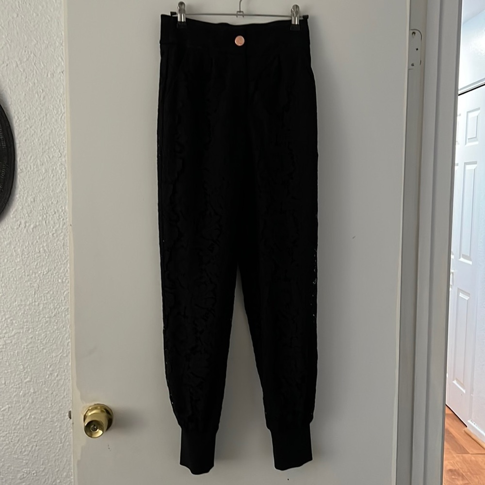 Ted Baker black lace joggers